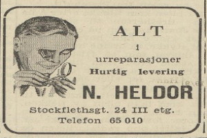 Bilde av Urmaker N. Heldor - 3. etasje